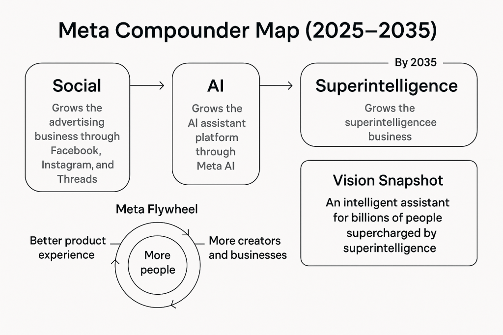 META Platforms: จากโซเชียลมีเดียสู่ยุค Superintelligence (2025–2035)